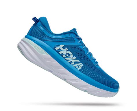 Giày Hoka Bondi 7 Blue 1110518 Ibbg Authentic Shoes