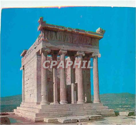 Carte Postale Moderne Athenes Temple D Athena Nike Manuscrit Papier