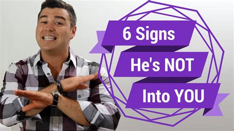 6 Signs Hes Just Not That Into You Youtube