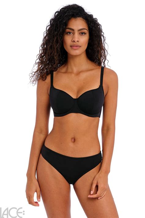 Freya Swim Jewel Cove Bikini Rio Slip Plain Black Lace De