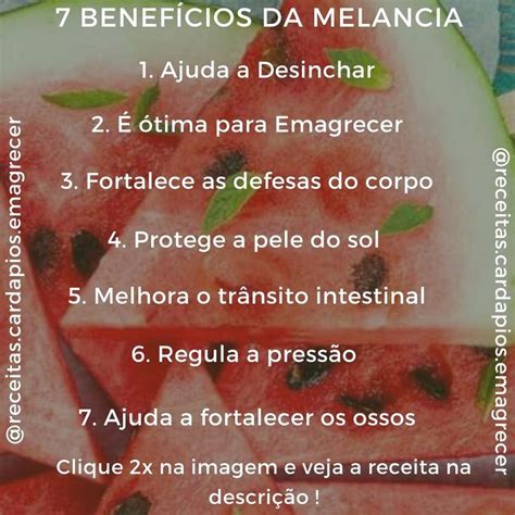 Conheca Os Principais Benef Cios Da Melancia Para Sua Saude