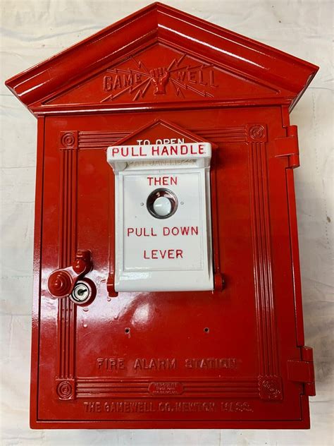 Vintage Gamewell Fire Alarm Box Reconditioned For Sale Electronic