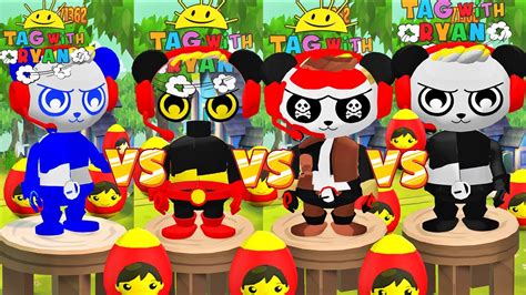 Tag With Ryan Blue Combo Panda Vs Captain Combo VsPirate Combo Vs