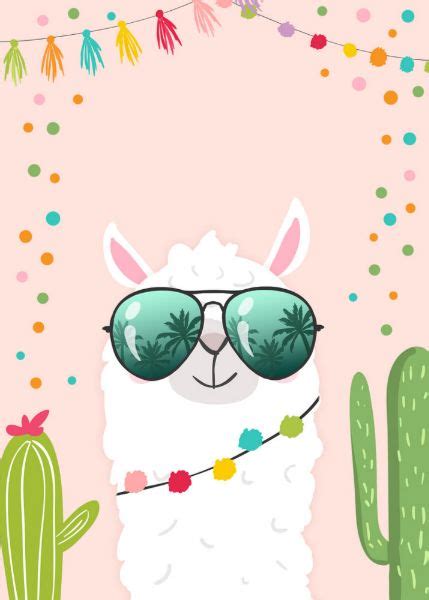 Llama Rama Fun Birthday Invitation Alpace Fiesta Zazzle In