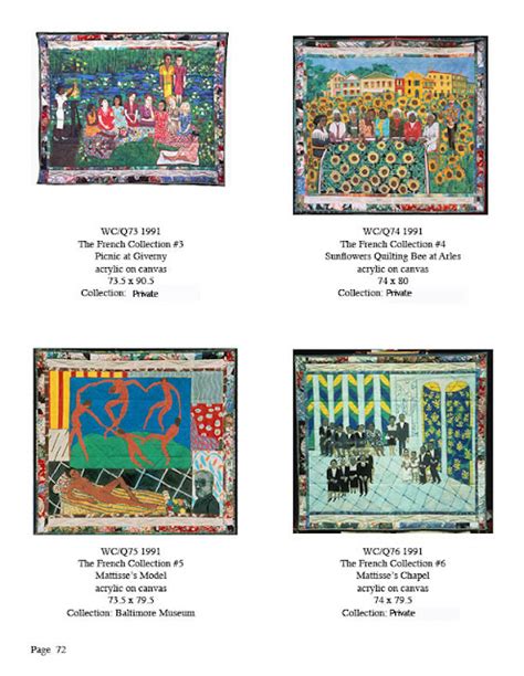 Faith Ringgold News Appearances Exhibitions © Permission And Projects Quilts