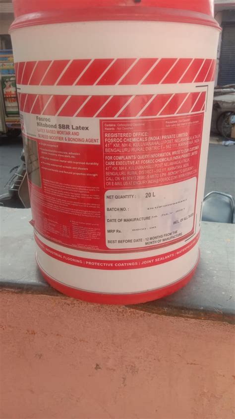 Fosroc Nitobond Sbr Latex Bonding Agents Bucket Litre