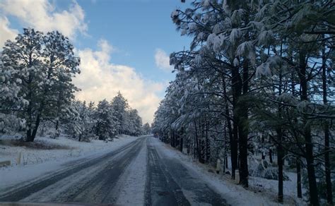 Nevadas Paralizan Carreteras En Chihuahua A Causa De Frentes Fríos