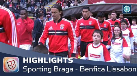 HIGHLIGHTS Sporting Braga Benfica Lissabon Liga Zon Sagres 25