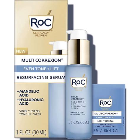 Roc Multi Correxion Even Tone Lift Resurfacing Serum With Mandelic