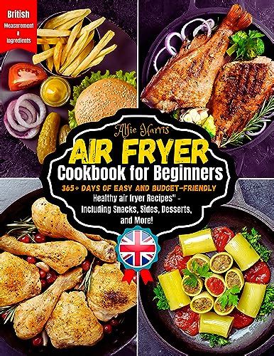 The Cover Of Air Fryer Cookbook For Beginners Includes Four Different