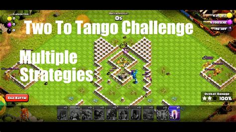 Easily 3 Star The Two To Tango Challenge Clash Of Clans Youtube