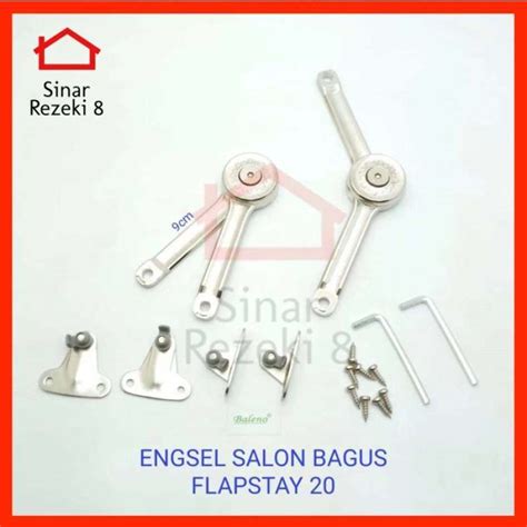 Jual ENGSEL SALON FLAP STAY 20 LEMARI KABINET SIKUTAN JENDELA PINTU