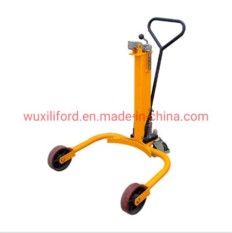 Hydraulic Drum Transporter Manual Drum Lifter Stacker Hand Drum Carrier