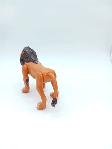 Disney Lion King SCAR Fighting Action Figure Push-Button 1994 Mattel Vintage | #4573117189