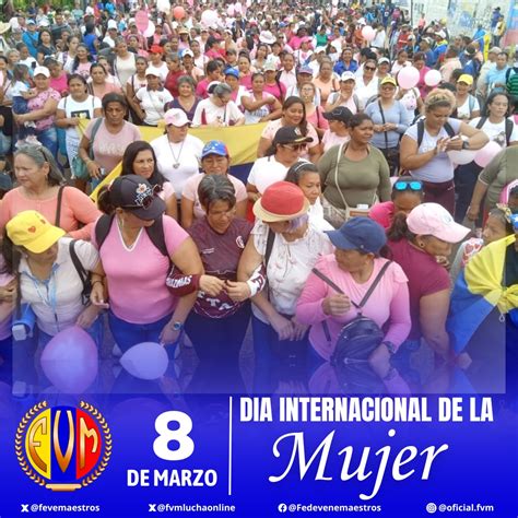 Mensaje de la FVM Día Internacional de la Mujer Bienvenidos a la