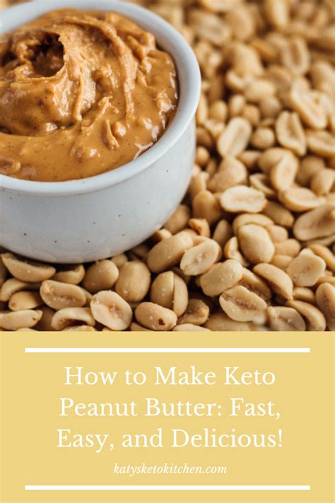 How To Make Keto Peanut Butter Fast Easy And Delicious Peanut Butter