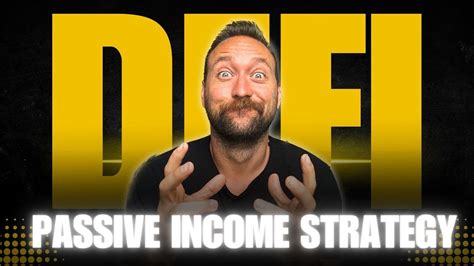 My True DeFi Passive Income Strategy CryptoLabs Research YouTube