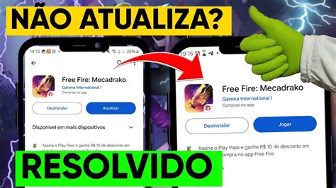 Free Fire N O Quer Atualizar Na Play Store Erro Ao Atualizar O Free