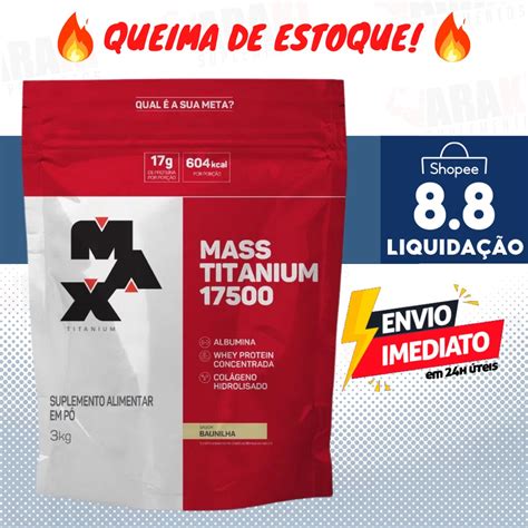 Hipercal Rico Max Titanium Mass Titanium Kg Escorrega O Pre O