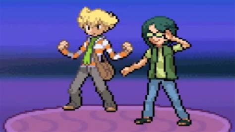 Pokemon Azure Platinum Hard Mode Vs Rivals Barry And Conway Tag