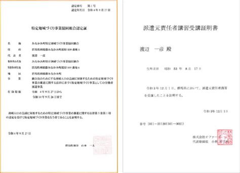 組合について みなかみ町特定地域づくり事業協同組合｢み組｣