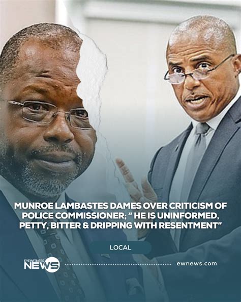 Eyewitness - FOLLOWING: Former Minister of National Security Marvin
