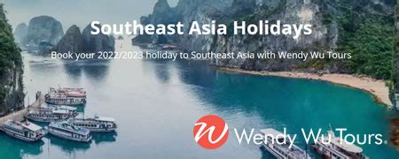 Wendy Wu Tours Southeast Asia Brochure