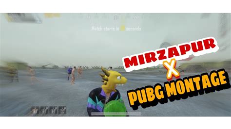 MIRZAPUR X PUBG MONTAGE BATTLEGROUNGMOBILE INDIA PUBG Bgmi