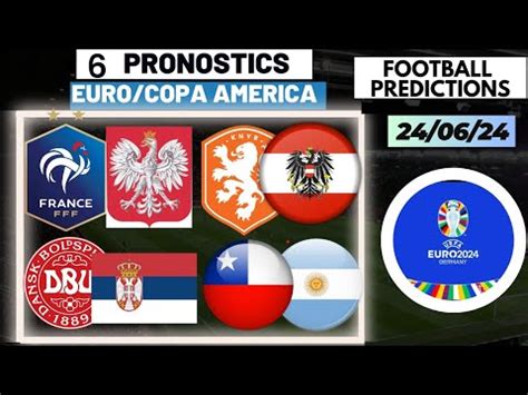 PRONOSTIC FOOT PRONOSTIC EURO 2024 COPA AMERICA 25 JUIN