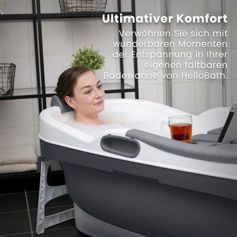 Hellobath Faltbare Badewanne Anthrazit Kaufland De