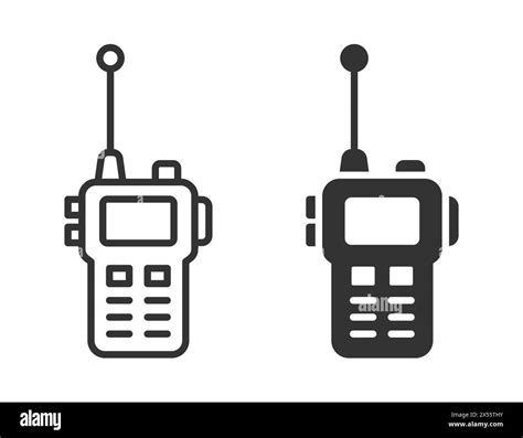 Walkie Talkie Icon Vector Illustration Stock Vector Image Art Alamy