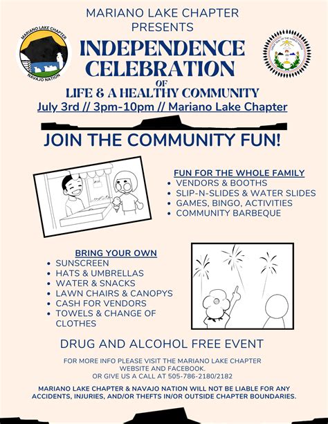 Independence Celebration of Life and a Healthy Community | Mariano Lake