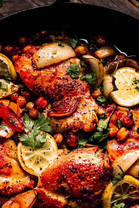 Harissa Chicken With Chickpeas One Pot Recipe Platings Pairings