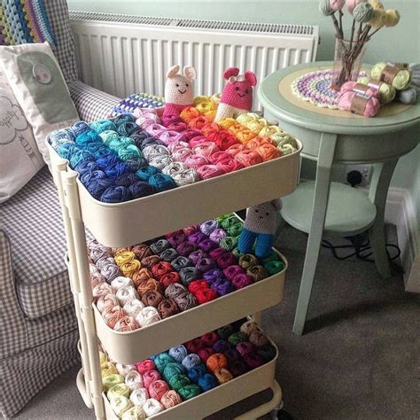 Yarn Storage Crochet Storage Knitting Room