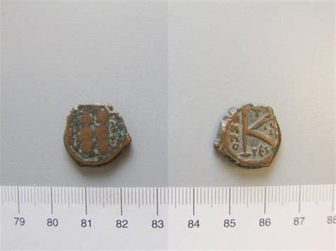 1 2 Follis 20 Nummi Of Maurice Tiberius Byzantine Emperor From