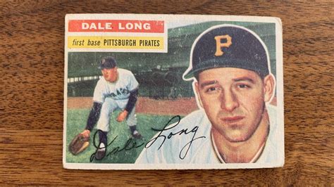 1956 Topps Set Break 56 Dale Long White Back EBay