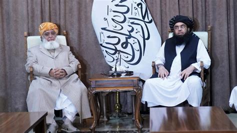 Fazlur Rehman Talks Ttp Issues With Senior Taliban Officials In Kabul Amu Tv