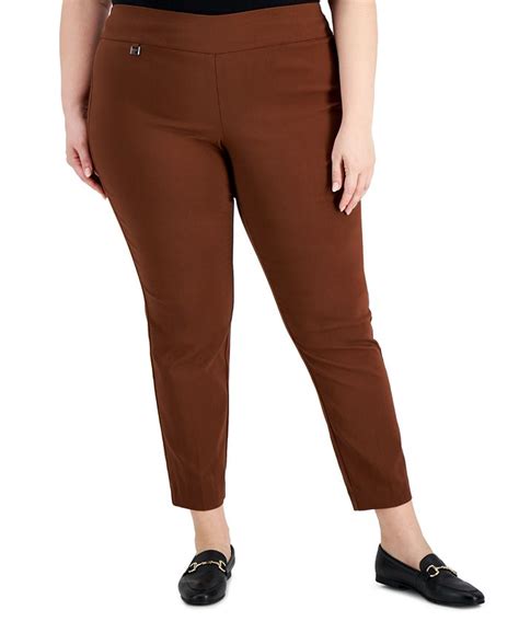 Alfani Plus Size Pull On Tummy Control Pants Created For Macys Macys