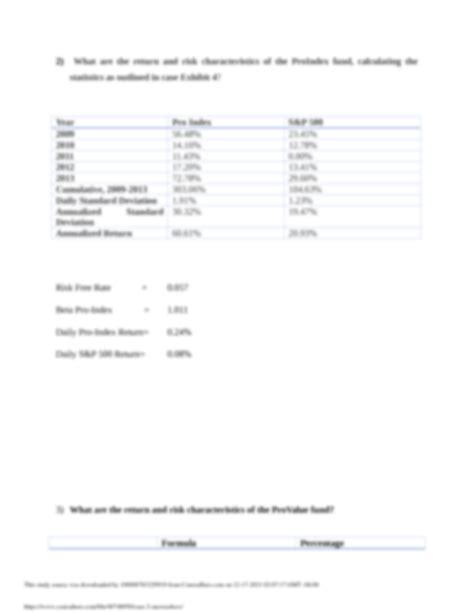 Solution Case Thompson Asset Management Answer Studypool