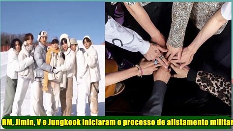 Rm Jimin V E Jungkook Iniciaram O Processo De Alistamento Militar