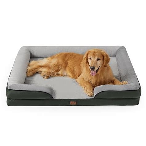 Bedsure XXL Orthopedic Dog Bed - Washable Great Dane Dog Sofa Bed for Giant Dogs, Supportive ...