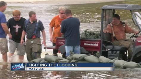 Flooding In Dodge County 2 Mayville Schools Evacuated Many Roads Closed Youtube