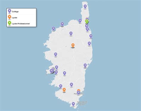 Réseau des collèges et lycées de Corse Corsica Networks