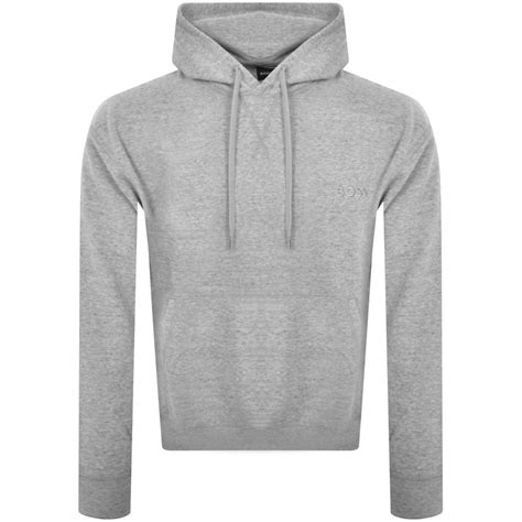 BOSS Cozy Hoodie Grey | Mainline Menswear