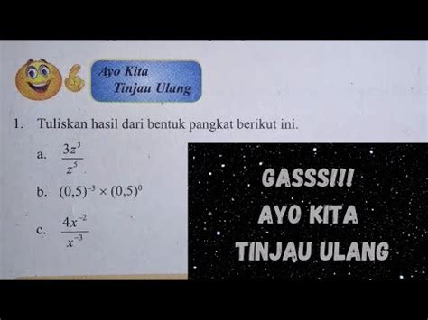 Ayo Kita Tinjau Ulang Perpangkatan Dan Bentuk Akar Matematika Smp