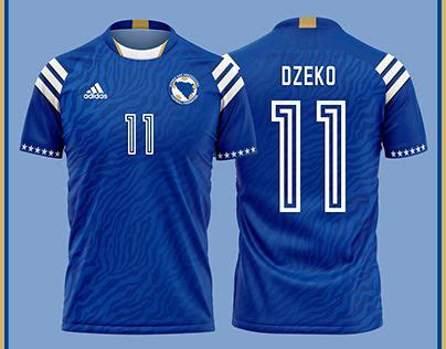 A Blue Soccer Jersey With White Stripes On The Chest And Number 11 On