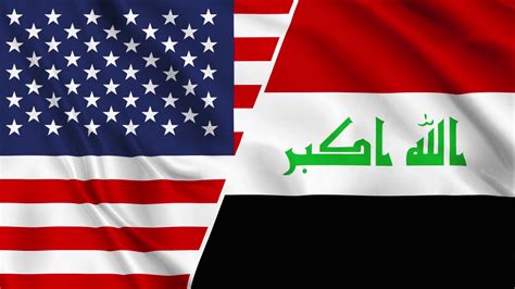 Usa Iraq Flag Loop Stock Motion Graphics SBV-348859354 - Storyblocks