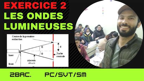 EXERCICE 2 LES ONDES LUMINEUSES 2 BAC YouTube