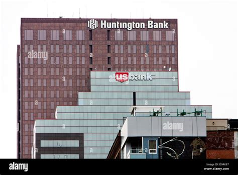 Huntington Bank and US Bank buildings in Columbus, Ohio, USA Stock ...