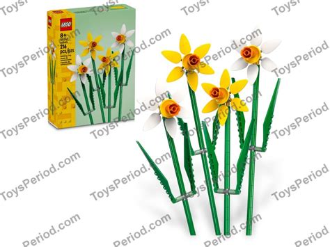 LEGO 40747 Daffodils Set Parts List